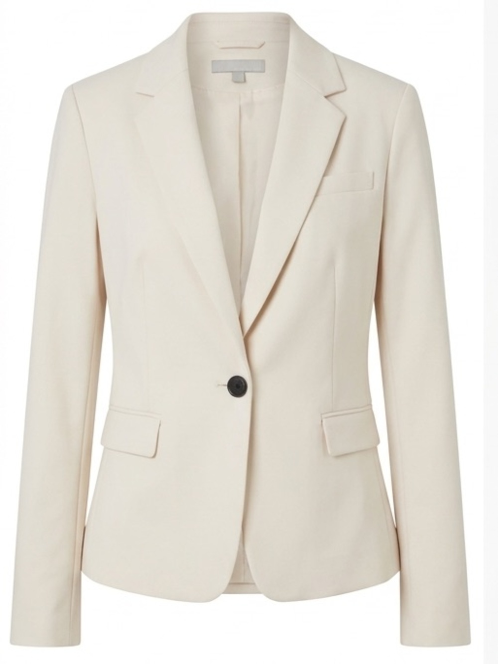 H&M Women's Single-Button Light Cream Blazer